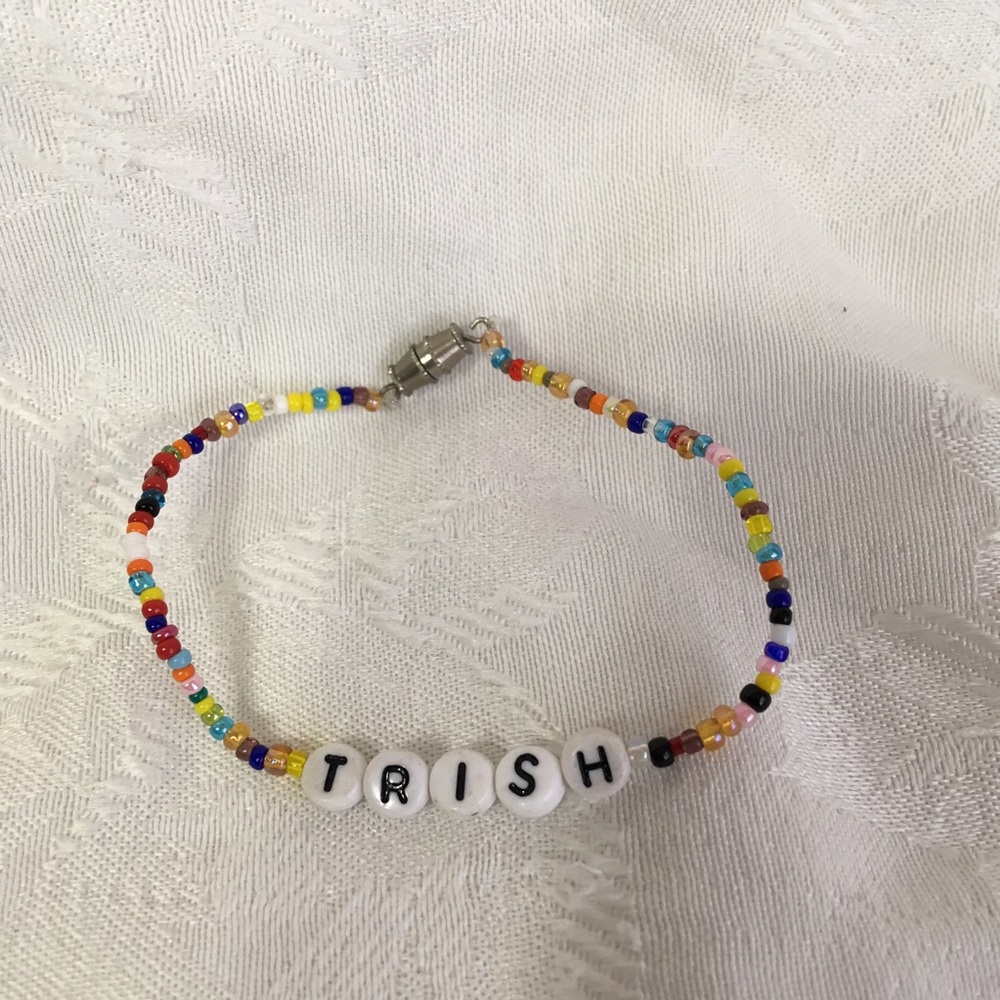 TRISH 7” personalized name bracelet-NEW